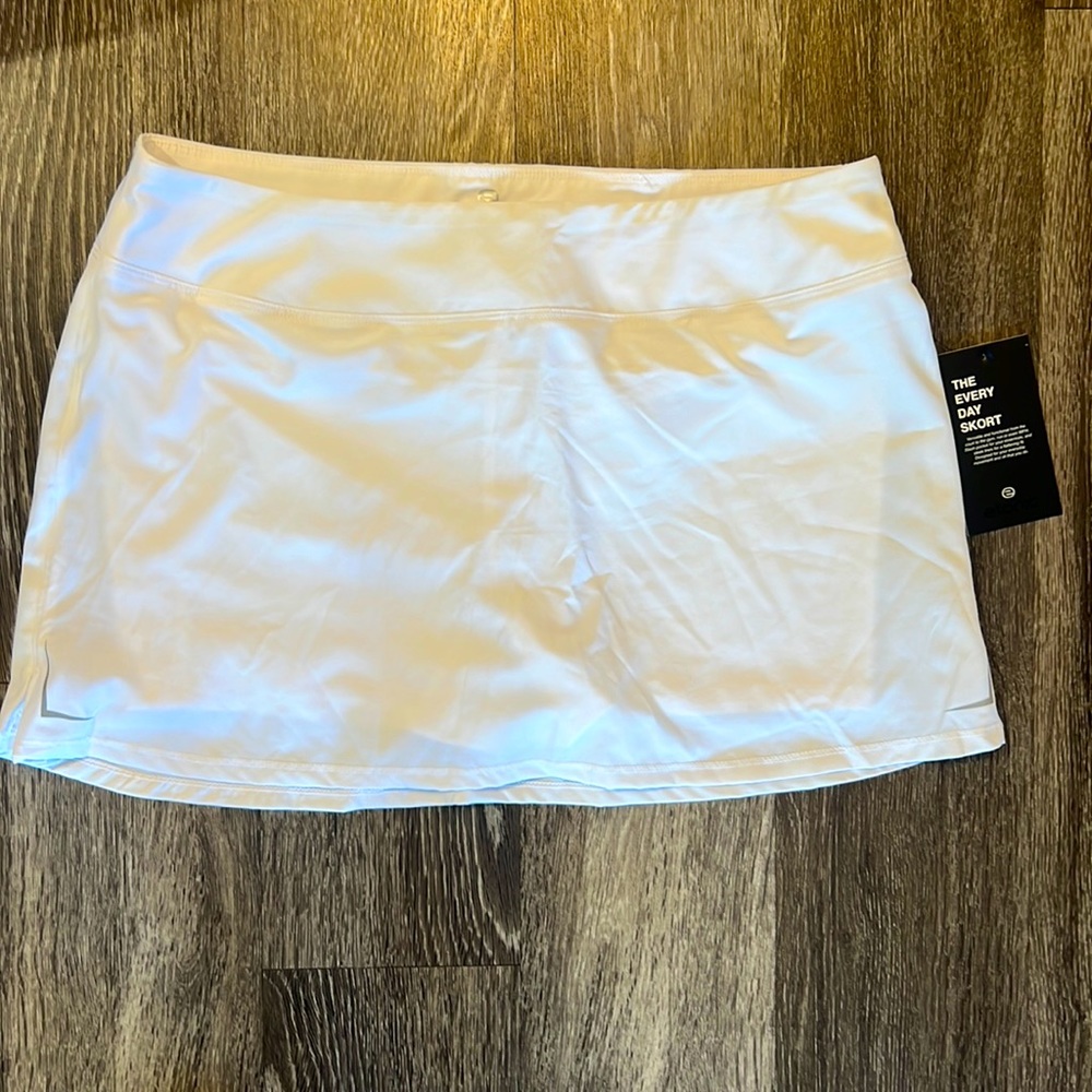 Etonic white skirt tennis pickleball athletic wear NWT womens Large
